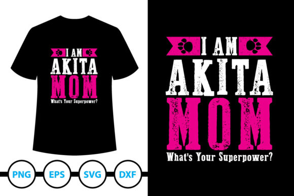 Akita Dog T-Shirt Design 11