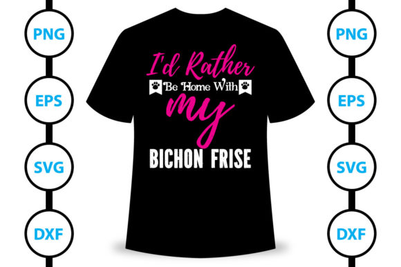 Bichon Fries Dog T-shirt Design 4