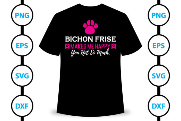 Bichon Fries Dog T-shirt Design 5