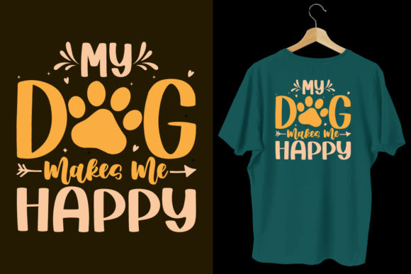 Dog Typography Svg T Shirt Design