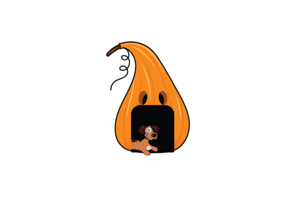 Halloween Pumpkin Ghost and Dog SVG
